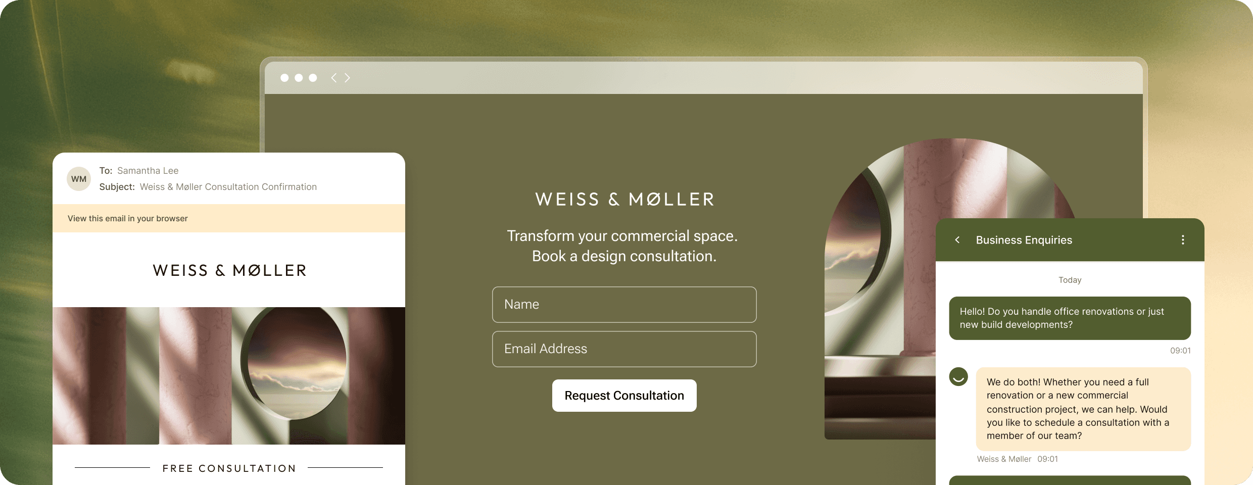 Formulaires Transpond, marketing par courriel et créateur de chatbot