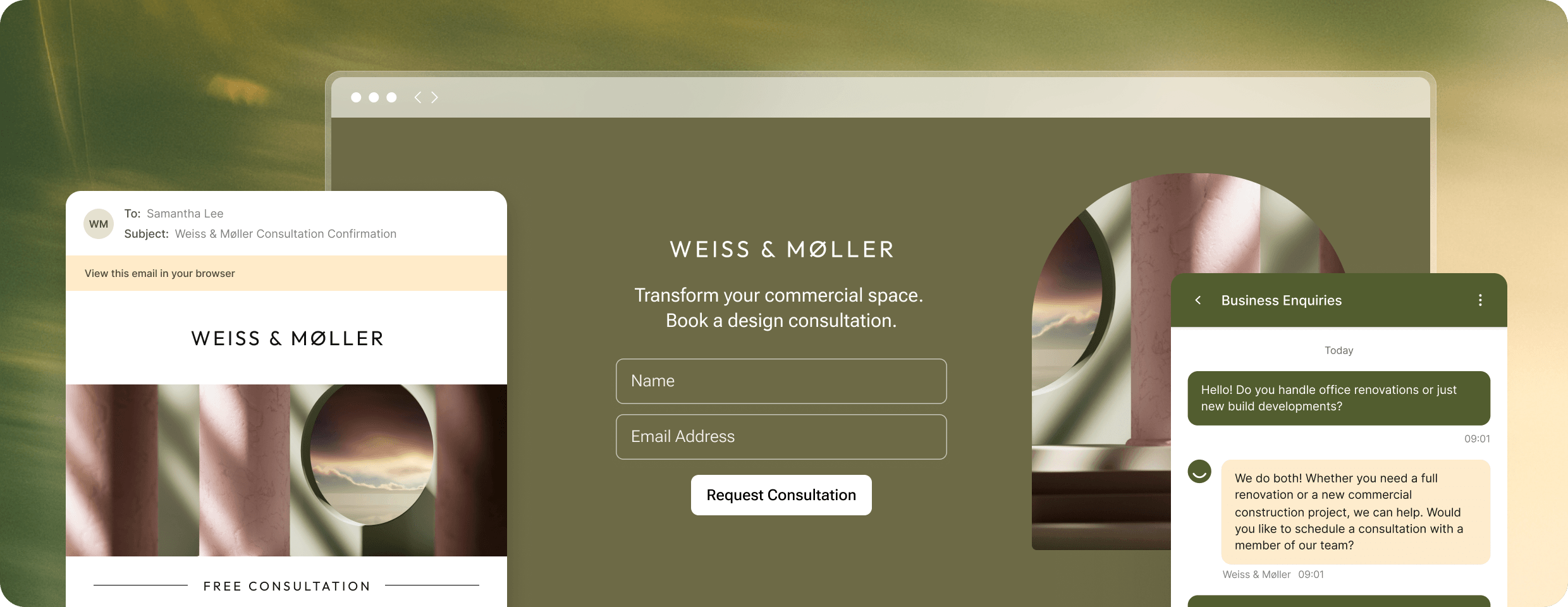 Transpond forms, email marketing and chatbot builder