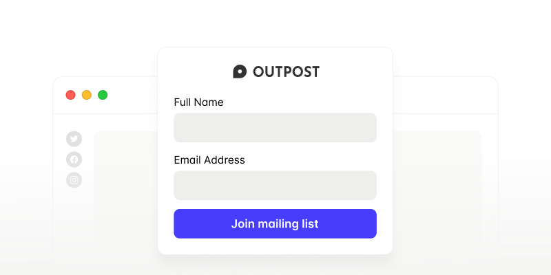 Create mailing lists with Transpond