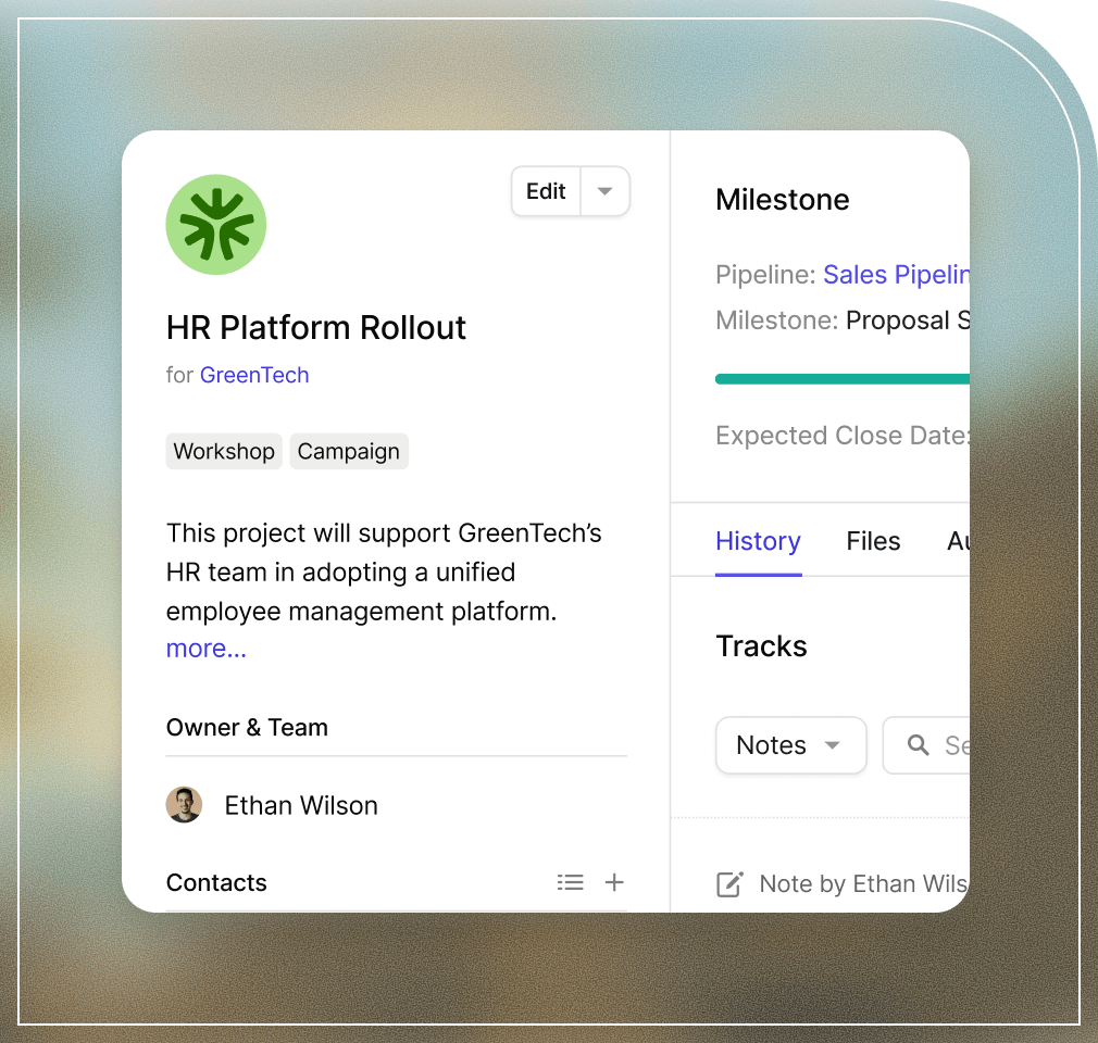 Capsule's sales pipeline