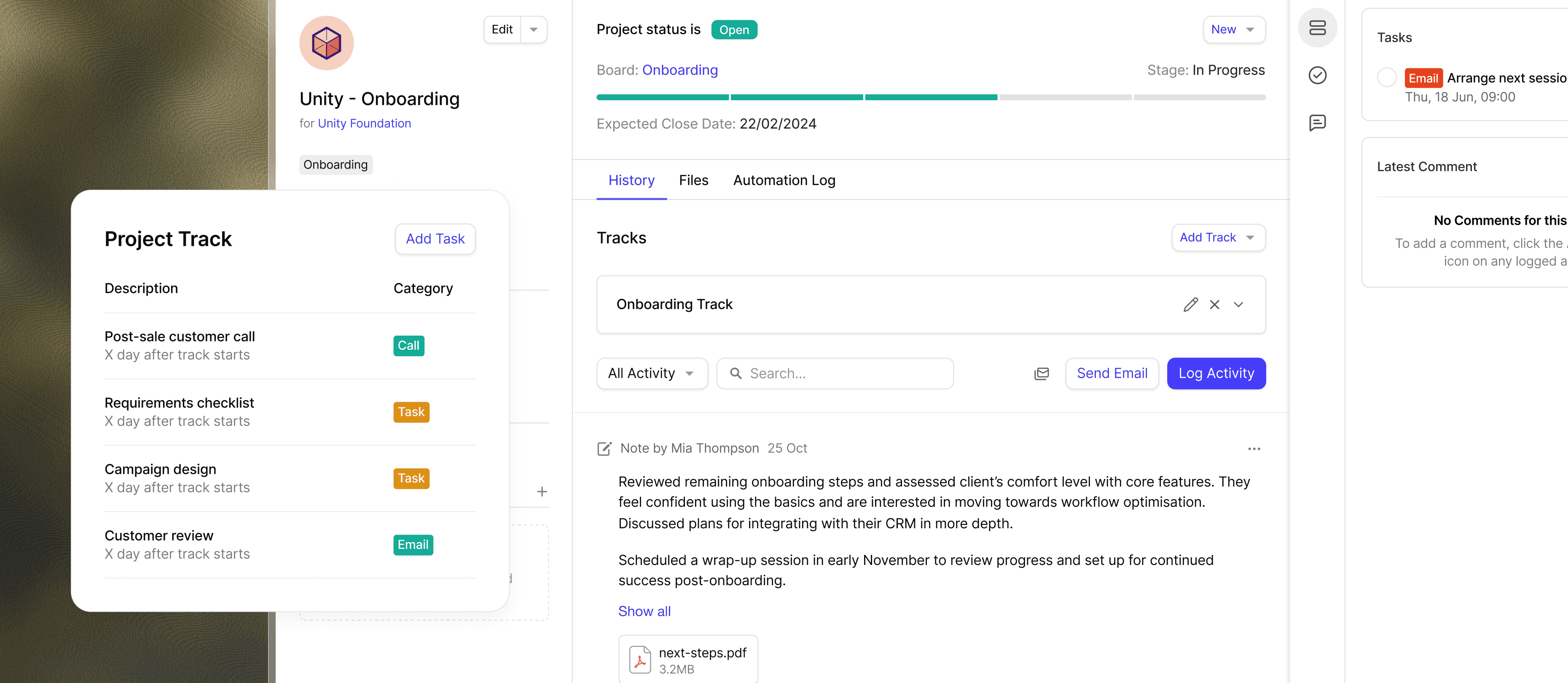 Votre processus ; en pilote automatique