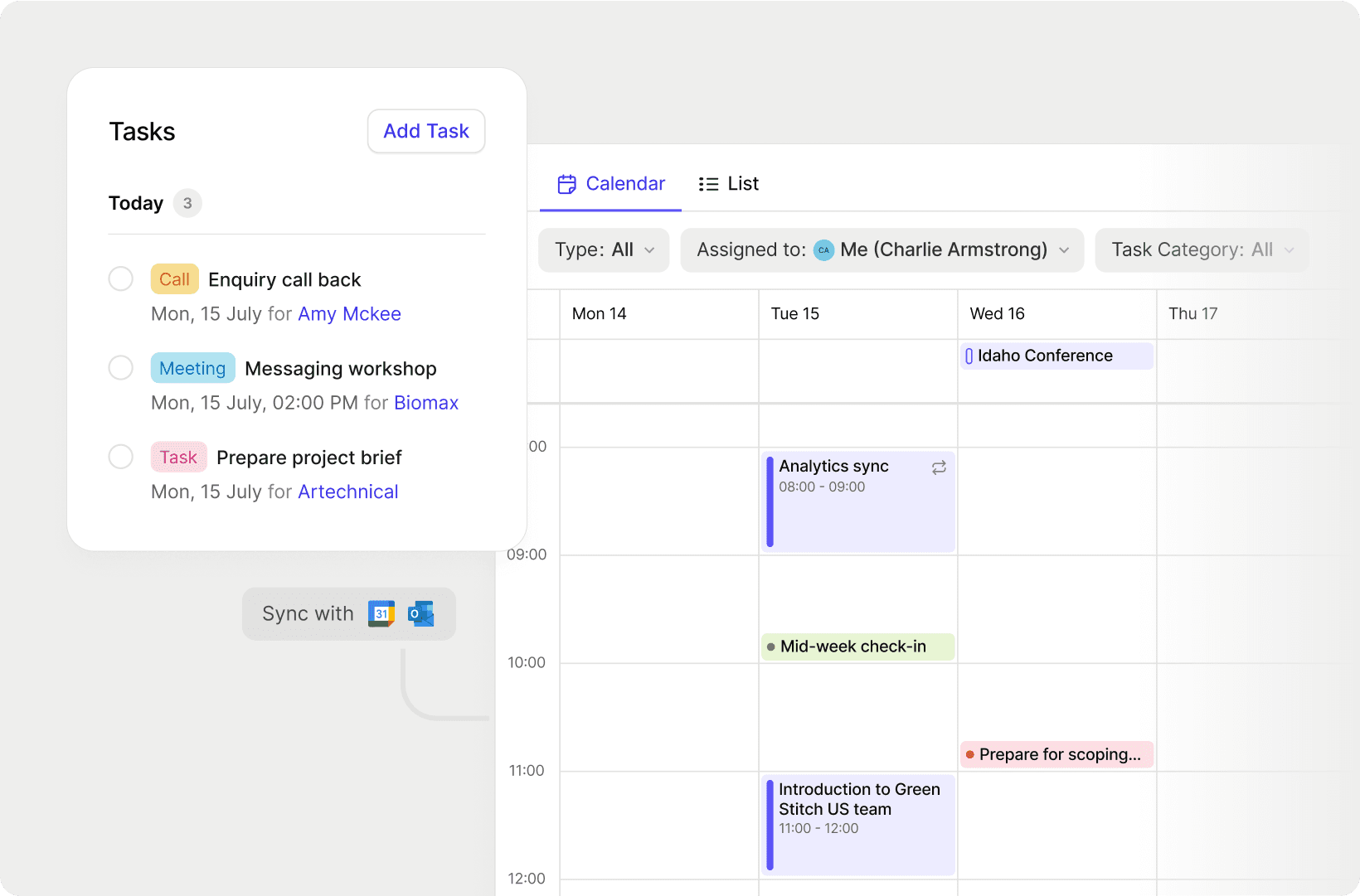 NVOY Team sitting in a row