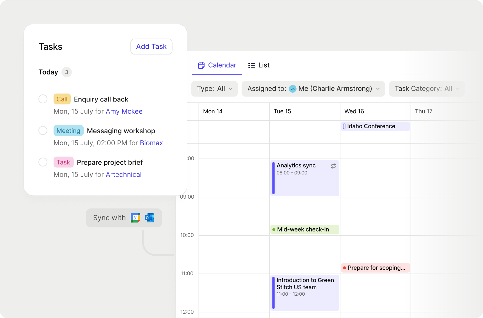 Equipe NVOY sentada em uma fileira