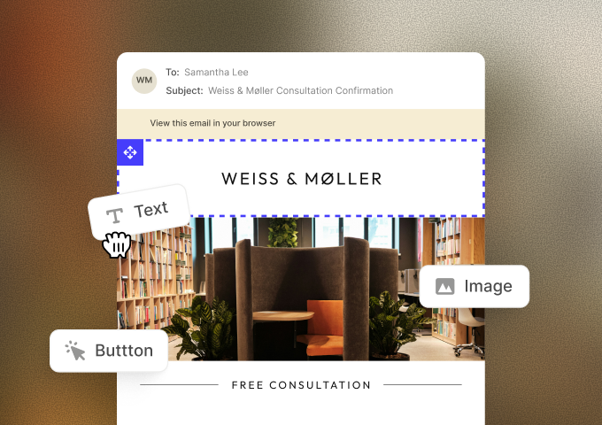 Example of a lead capture forms and the ability to run marketing campaigns with Transpond